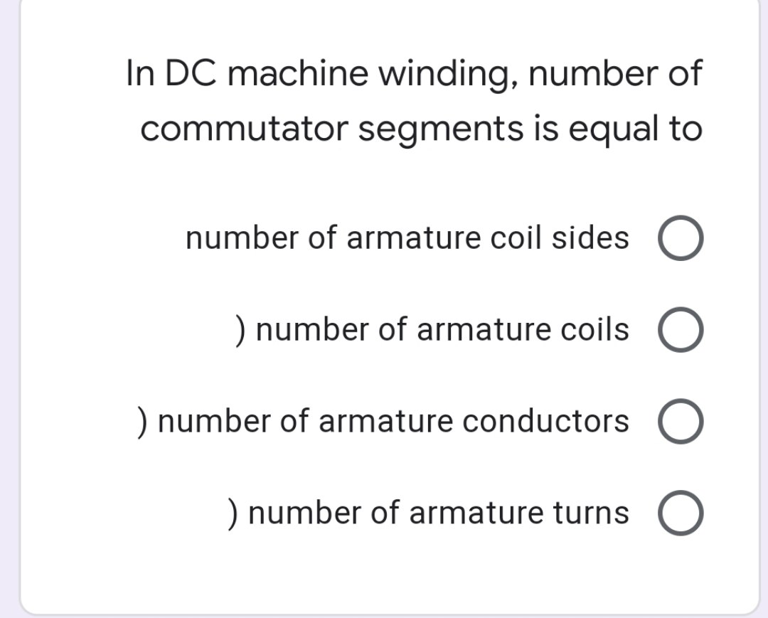 Armature Windings: Pole Pitch, Coil Span And Commutator Pitch