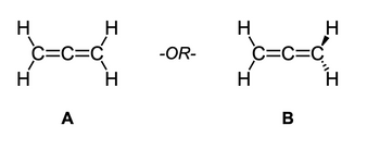 H
|c=c=c
H
A
H
I
-OR-
H
|c=c=c
н
в
н