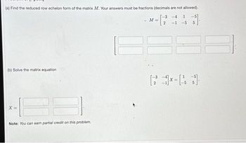 Answered a Find the reduced row echelon form bartleby