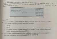 What is Weighted Average Cost Flow Assumption?