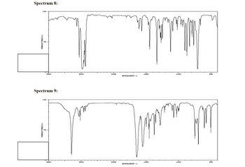 Spectrum 8:
LOD
TRANSMITTANCE1%
5D
Spectrum 9:
LOD
TRANSMITTANCEI
4000
4000
3000
yo
3000
2000
2000
HAVENUMBERI-I
HAVENUMBERI-I
1500
1500
T
1000
1000
500
500