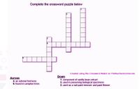 Answered: Complete the crossword puzzle below 2 3 bartleby