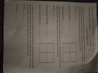 Name
Learning Target: I will use critical thinking and
Period
problem solving strategies in genetics.
Genetics Worksheet # 3
1. Suppose that in outer space there exist creatures with dominant purple eyes (P) and
recessive yellow eyes (p). Two purple-eyed creatures mate and produce six offspring. Four of
them have purple eyes and two have yellow eyes. Complete the following:
Parents:
Phenotypes (offspring):
Genotypes (offspring):
2. In a certain plant, yellow fruit is dominant to white fruit. A heterozygous plant with yellow
fruit is crossed with a plant with white fruit. Show the requested information:
Parents:
Phenotypic ratio: (offspring):
Genotypic ratio: (offspring):
3. Long-wing fruit flies (L) are dominant to short-wing flies. Two long-wing flies produced 49
short-wing and 148 long-wing offspring. What were the probable genotypes of the parents ?
What proportion (fraction) of the long-wing flies should be heterozygous ?
Parents:
Proportion:
