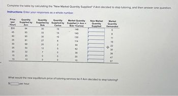 Answered: S Complete The Table By Calculating The… | Bartleby