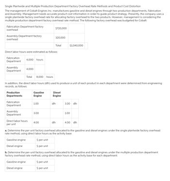 Answered: The Management Of Cobalt Engines Inc.… | Bartleby