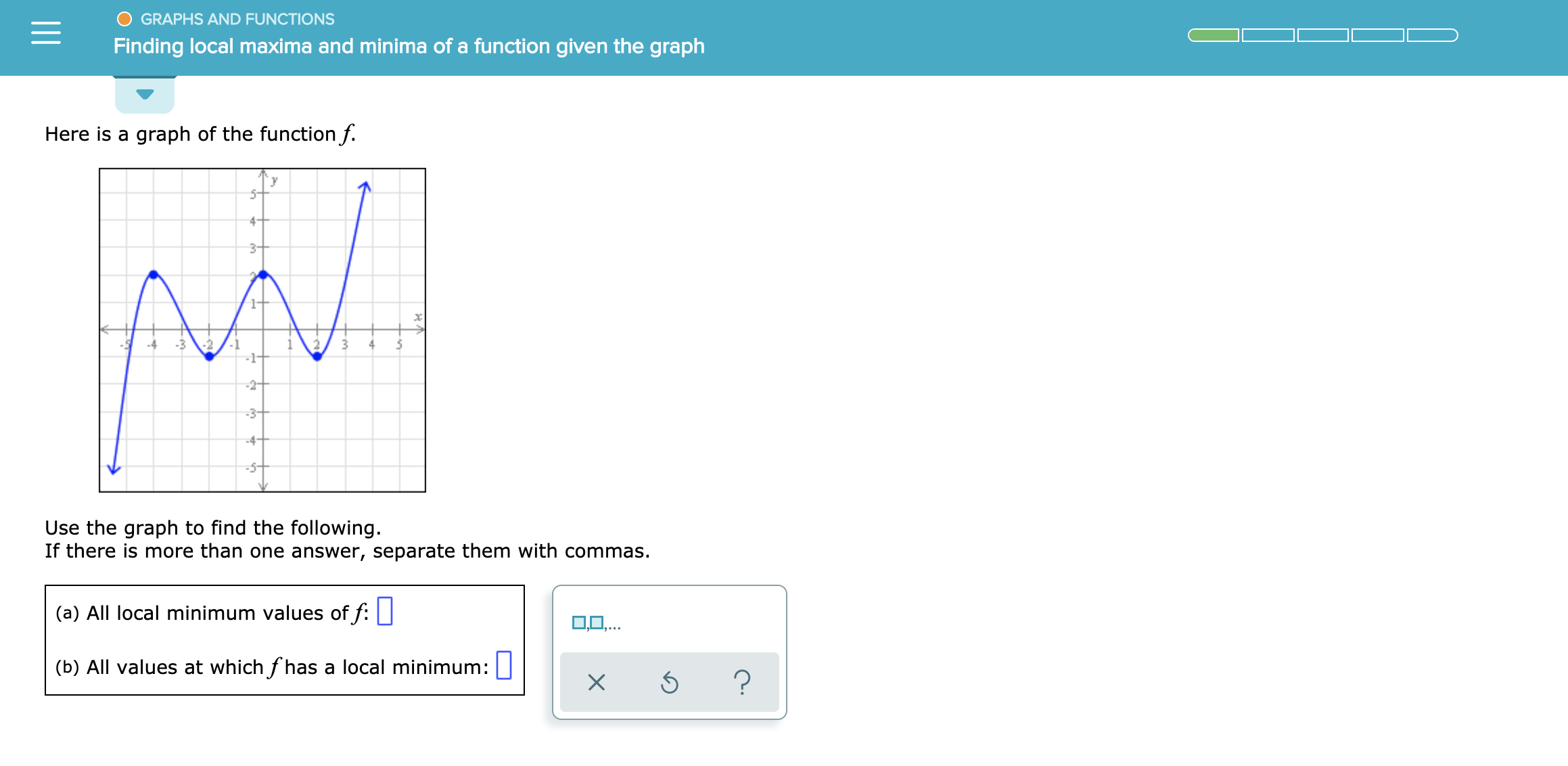 Answered: GRAPHS AND FUNCTIONS Finding Local… | Bartleby