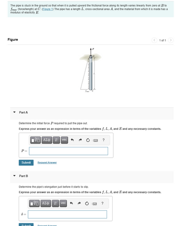 Answered: The pipe is stuck in the ground so that… | bartleby