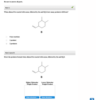 Answered: Be Sure To Answer All Parts. Part 1:… | Bartleby