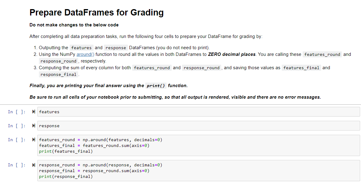 Solved Using the dataset for the assignment, run a