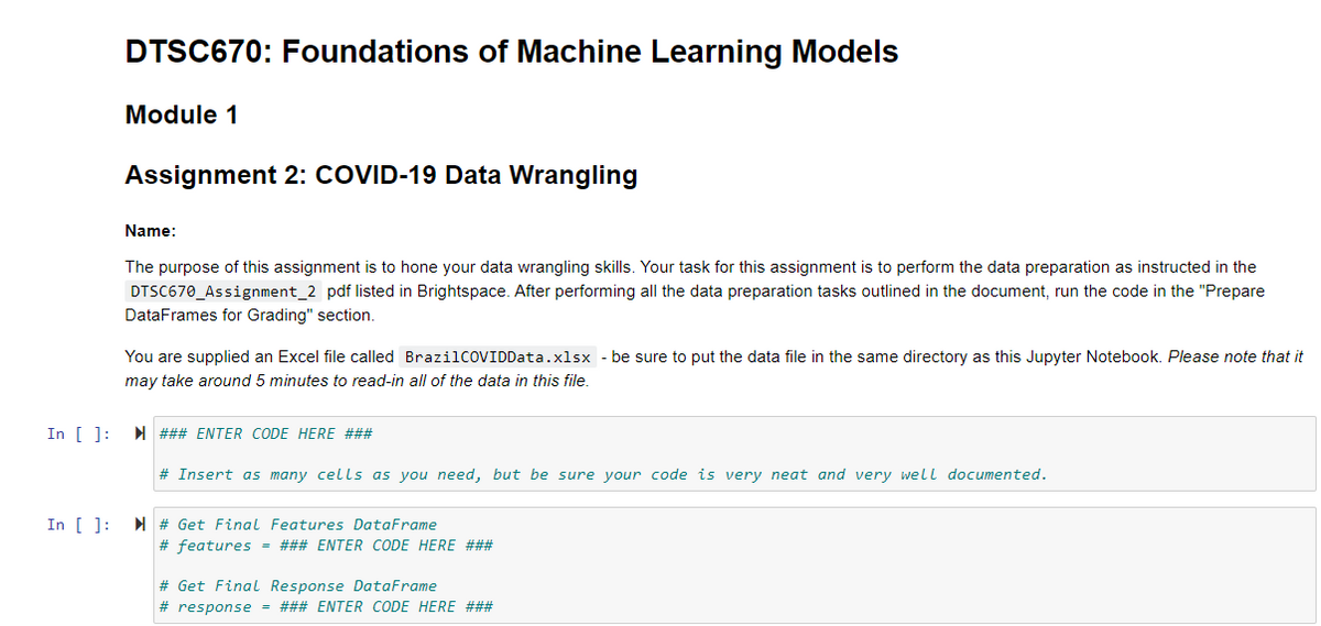 Answered: Assignment 2: COVID-19 Data Wrangling… | bartleby