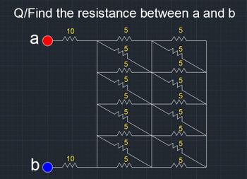 Answered: Q/Find The Resistance Between A And B A… | Bartleby