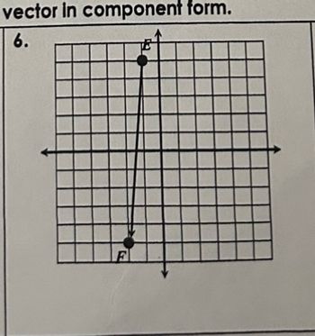 Answered: Vector In Component Form. 6. | Bartleby