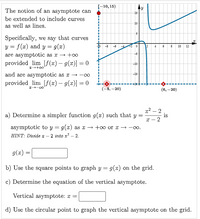 Answered: b) Use the square points to graph y =… | bartleby