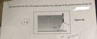 04) Determine the force (P) needed to hold the 4-m wide gate in the position shown in Fig. (4)
Water
4 m
12
Figure (4)
5 m
Hinge
3 m
0.6
a-53.13
