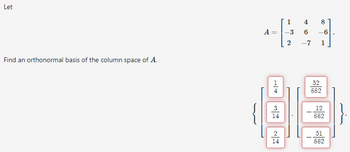 Answered Let Find an orthonormal basis of the bartleby