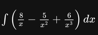 S(음
—
회에
+
6
x3
dx