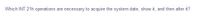 Which INT 21h operations are necessary to acquire the system date, show it, and then alter it?
