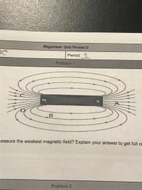 Answered: Which letter will measure the weakest… | bartleby