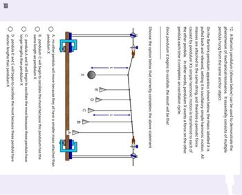 resonance pendulum experiment pdf