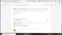 entry level cyber
* Home
Gradebook
zy Section 4.7 - CYB X
A python - LAB: Sor X
b Answered: 4.7.1:
* [Solved] How do
G 5.16 LAB: Cryptog X
+
i learn.zybooks.com/zybook/CYB_135_54915392/chapter/4/section/7
= zyBooks My library > CYB/135: Object-Oriented Security Scripting home > 4.7: Recursive math functions
E zyBooks catalog
? Help/FAQ
Kenneth Schultz -
• More on the GCD algorithm from wikipedia.org
CHALLENGE
АCTIVITY
4.7.1: Writing a recursive math function.
Write code to complete raise_to_power(). Note: This example is for practicing recursion; a non-recursive function, or using the built-
in function math.pow(), would be more common.
Sample output with inputs: 4 2
4^2 = 16
346682.2019644.qx3zgy7
1 def raise_to_power (base_val, exponent_val):
if exponent_val == 0:
result_val = 1
else:
result_val = base_val *
1 test
passed
2
4
5
Your solution goes here''
All tests
6
passed
7
return result_val
8
9 user_base = int(input())
10 user_exponent = int(input())
11
12 print('%d^%d = %d' % (user_base, user_exponent,
raise_to_power(user_base, user_exponent)))
13
Run
View your last submission v
3:40 AM
O Type here to search
77°F Cloudy
9/18/2021
