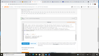 entry level cyber
* Home
Gradebook
zy Section 2.16 - CYE X
A python - LAB: Sor X
b My Questions | ba X
Search Results |C
G 5.16 LAB: Cryptog X
+
i learn.zybooks.com/zybook/CYB_135_54915392/chapter/2/section/16
= zyBooks My library > CYB/135: Object-Oriented Security Scripting home > 2.16: LAB: Port Scan (Modules)
E zyBooks catalog
? Help/FAQ
Kenneth Schultz -
Host IP: 11.96.129.20
Open ports are:
[15, 77, 19, 72, 78, 37, 93, 42, 26, 30, 79, 16, 47, 48, 43, 50, 82, 60, 46, 10, 62, 96, 12, 99,
76, 51, 32, 24, 61, 87, 73, 65, 85, 67, 29]
346682.2019644.gx3zgy7
LAB
2.16.1: LAB: Port Scan (Modules)
5/10
АCTIVITY
main.py
Load default template...
35
36 # TODO: create a function called simulate_scan(h) that iterates through the host list (received as h) and
37 # then creates a new list called open_ports.
38 # through the host list, and then iterates through the returned list from a call to create_random_open_ports().
39 # If the returned list value is 1, then append it to your open_ports list.
40 # This simulates a scan of all the IPs in the host list and creates randomly generated open ports.
41 # Finally it should print the host IP and a list of open ports as displayed in assignment information.
42 def simulate_scan(h):|
The function should use a nested for Loop that iterates
43
44
45
46 if name
main ":
47
#Simulate port scanning for open ports
active_hosts = create_host_IPs()
simulate_scan(active_hosts)
48
49
50
51
52
Run your program as often as you'd like, before submitting for grading. Below, type any needed
input values in the first box, then click Run program and observe the program's output in the
second box.
Develop mode
Submit mode
Enter program input (optional)
192.168.34.23
main py
4:10 AM
O Type here to search
77°F Cloudy
9/18/2021
