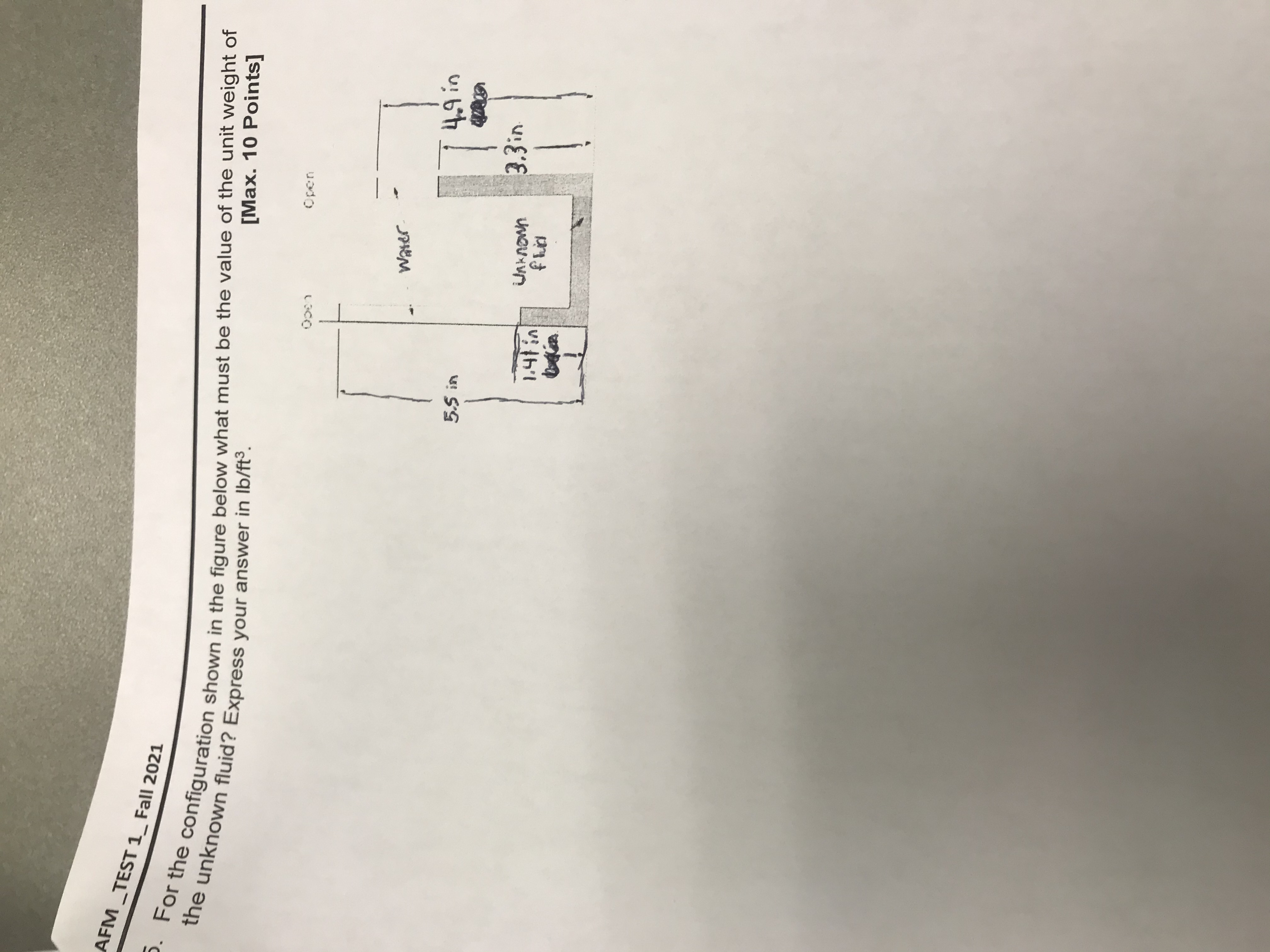 Answered: The Unknown Fluid? Express Your Answer… 