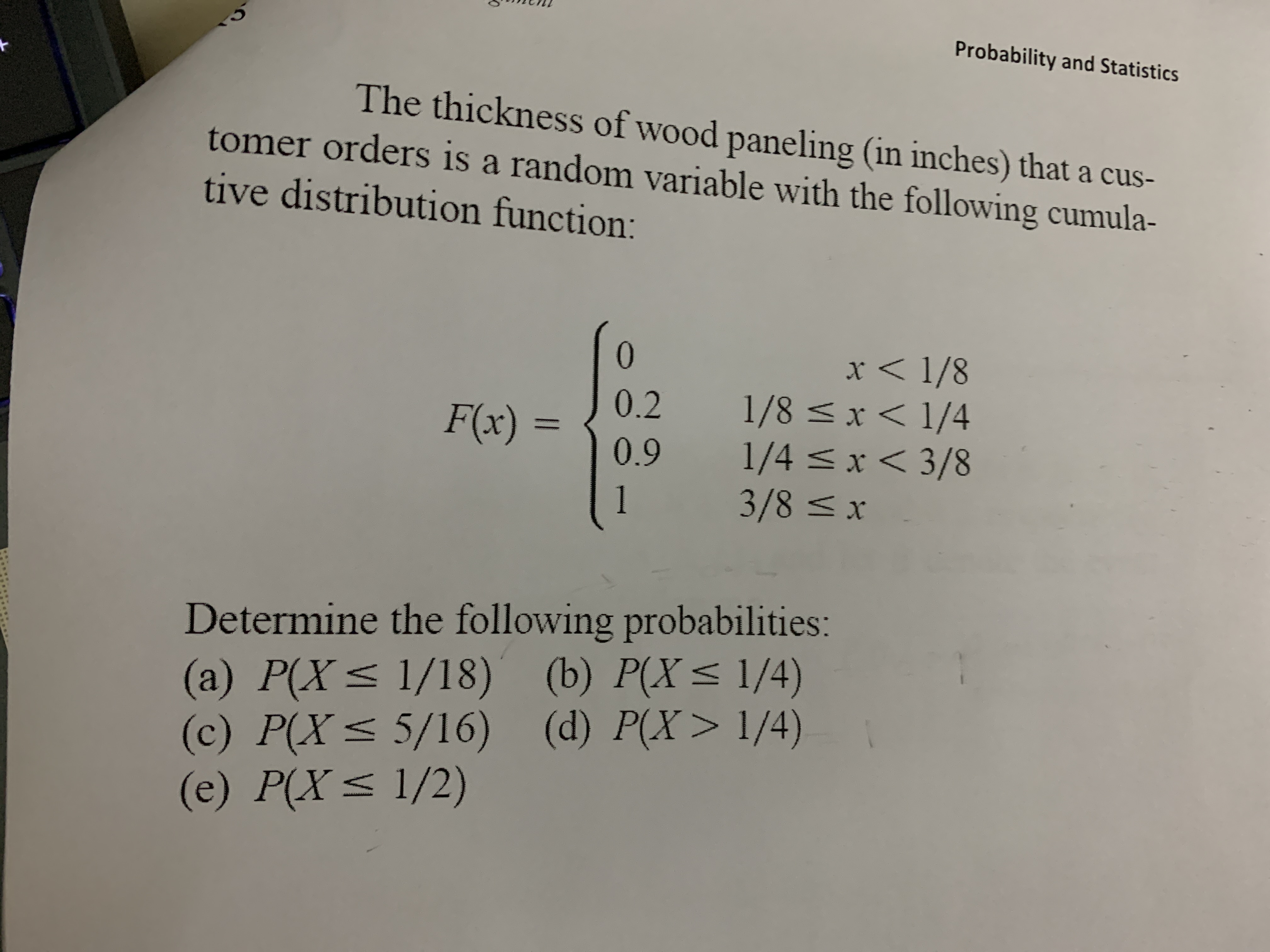 Answered: Probability Question | Bartleby