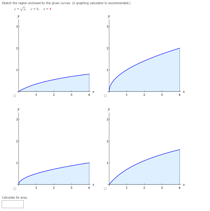 Graphical calculators for continuous distributions