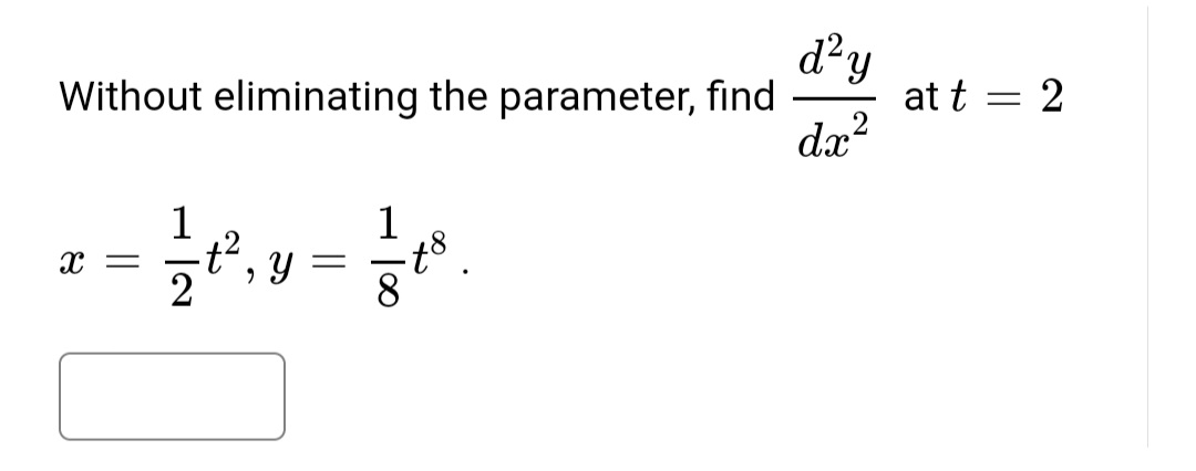 Answered: Without Eliminating The Parameter, Find… | Bartleby