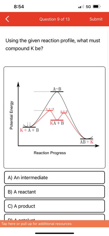 Answered: Using The Given Reaction Profile, What… | Bartleby