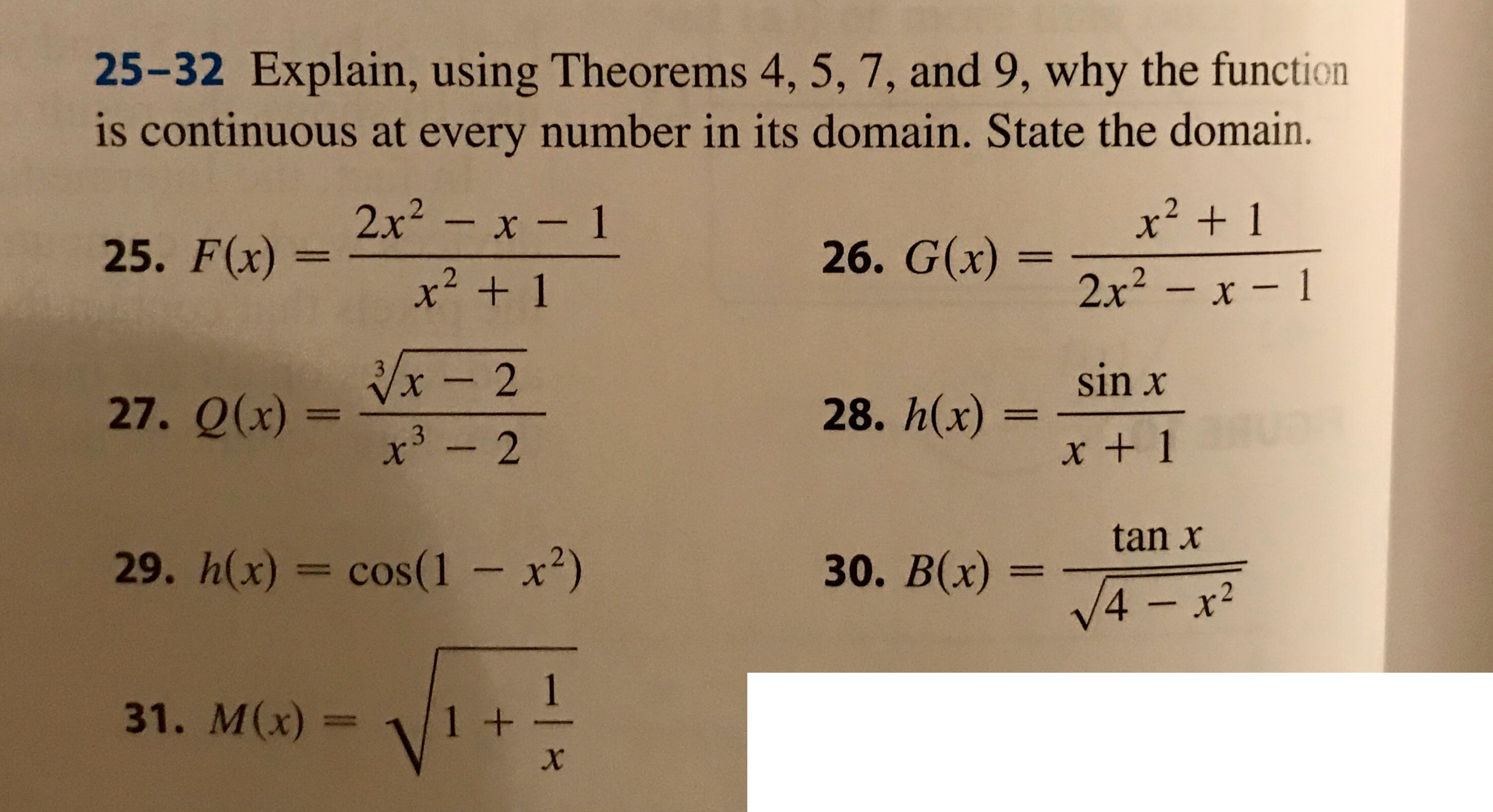 Answered 25 32 Explain Using Theorems 4 5 7 Bartleby 6481