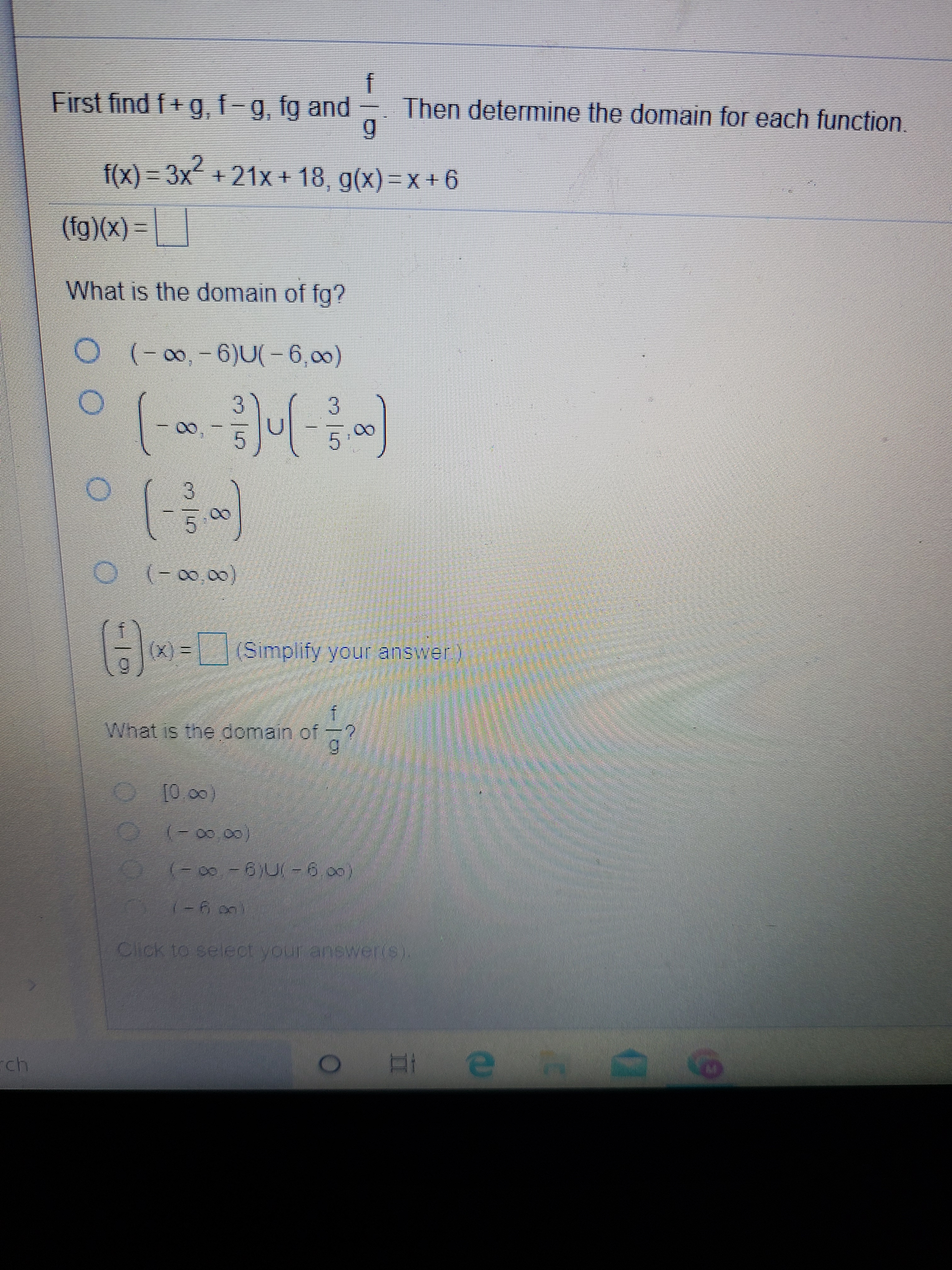 Answered I Need To Find Fg X And F G Please Bartleby