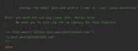 ending: the email must end with a (.com) or (.ca) (case sensitive)
Note: you must not use any loops (for, while) here.
We want you to just use the re library for this function.
>>> find_email('12345a_test_email@165265365.com!')
'a_test_email@165265365.com'
pass
