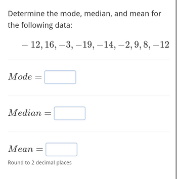 Answered: Mode = | bartleby