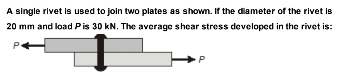 The rivet group shown connects two narrow lengths of the plate, one of  which carries a 15 kN load positioned as shown. If the ultimate shear  strength of a rivet is 350