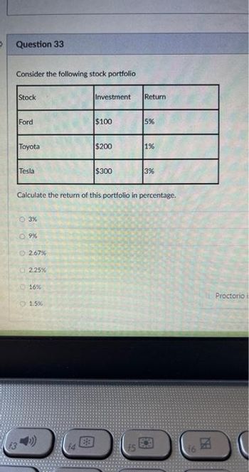 Answered: Consider The Following Stock Portfolio… | Bartleby