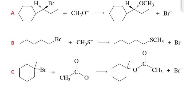 Answered: Н, Br Н ОСН + CH30¯ + Br A Br + CH3S… | bartleby
