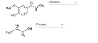 H2
Choose...
CH2
H3C
HO
Choose...
H2
.C.
H3C°
HO
H2
