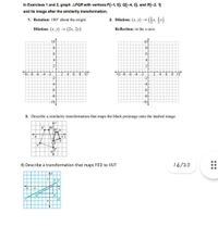 Answered: In Exercises 1 and 2, graph APQR with… | bartleby