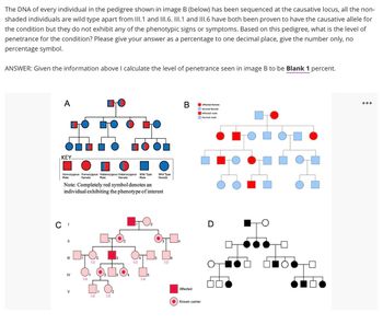 Answered: The DNA of every individual in the… | bartleby