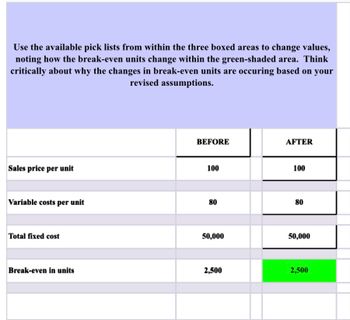 Answered: 1. What would be the BEP in units sales… | bartleby