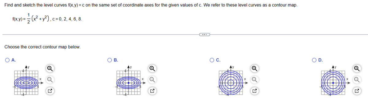 Answered: Find and sketch the level curves f(x,y)… | bartleby