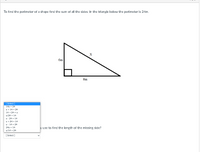 Answered: To find the perimeter of a shape find… | bartleby