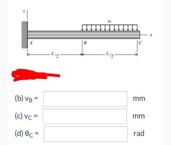 Answered: Ver Beam, (b) The Deflection At B, (c)… | Bartleby