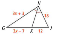 H
Зх + 3
18
G
Зх -7 К 12
