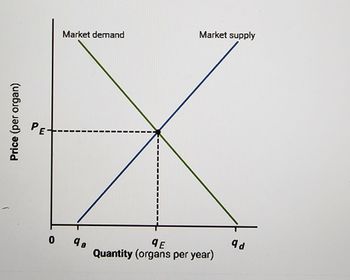 Price (per organ)
PE
Market demand
Market supply
ad
0 9a
¶E
Quantity (organs per year)