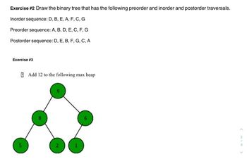 Answered: Exercise #2 Draw The Binary Tree That… | Bartleby