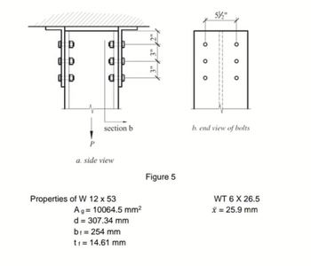 Answered: Problem 3 The W12 X 53 Tension Member… 