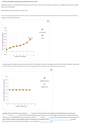 Answered: 3. Profit maximization using total cost… | bartleby