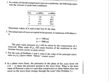 Answered: During the first stage of triaxial test…